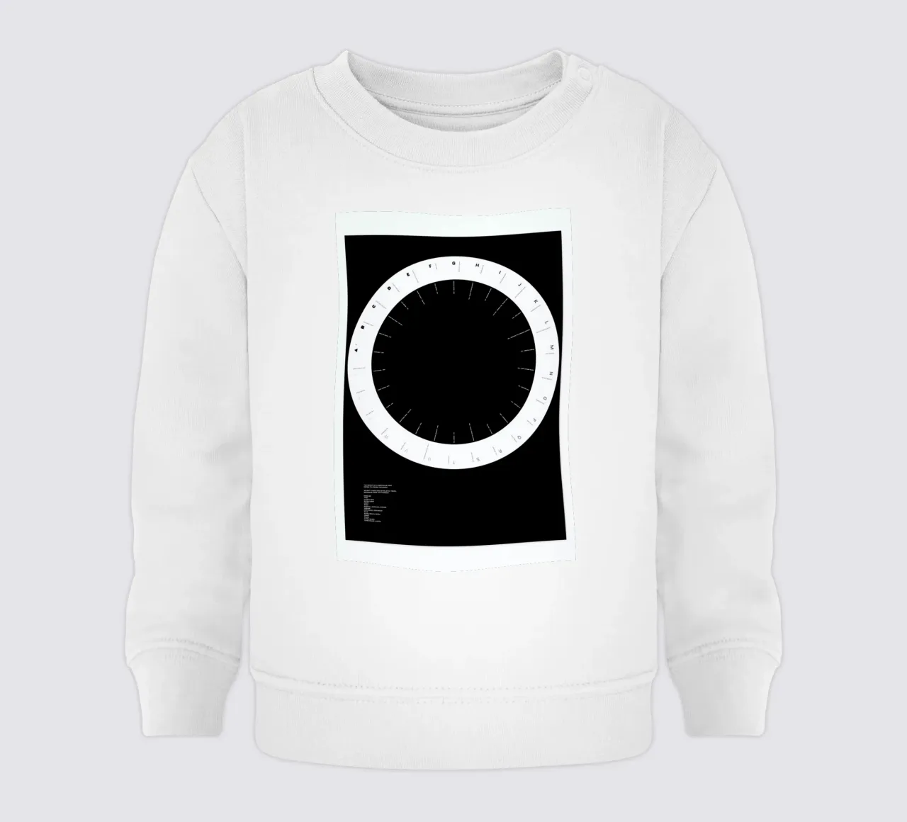 Width Classification Baby Sweatshirt von Marcin Plonka