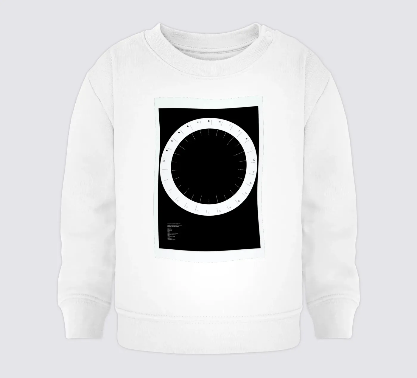 Width Classification baby sweatshirt by Marcin Plonka