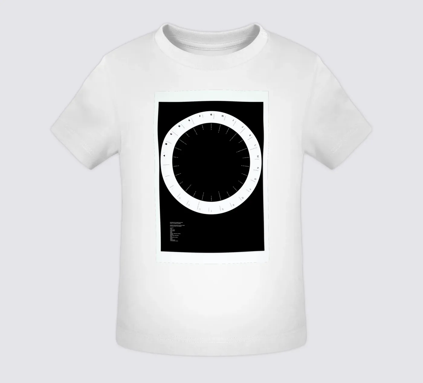 Width Classification baby t-shirt by Marcin Plonka