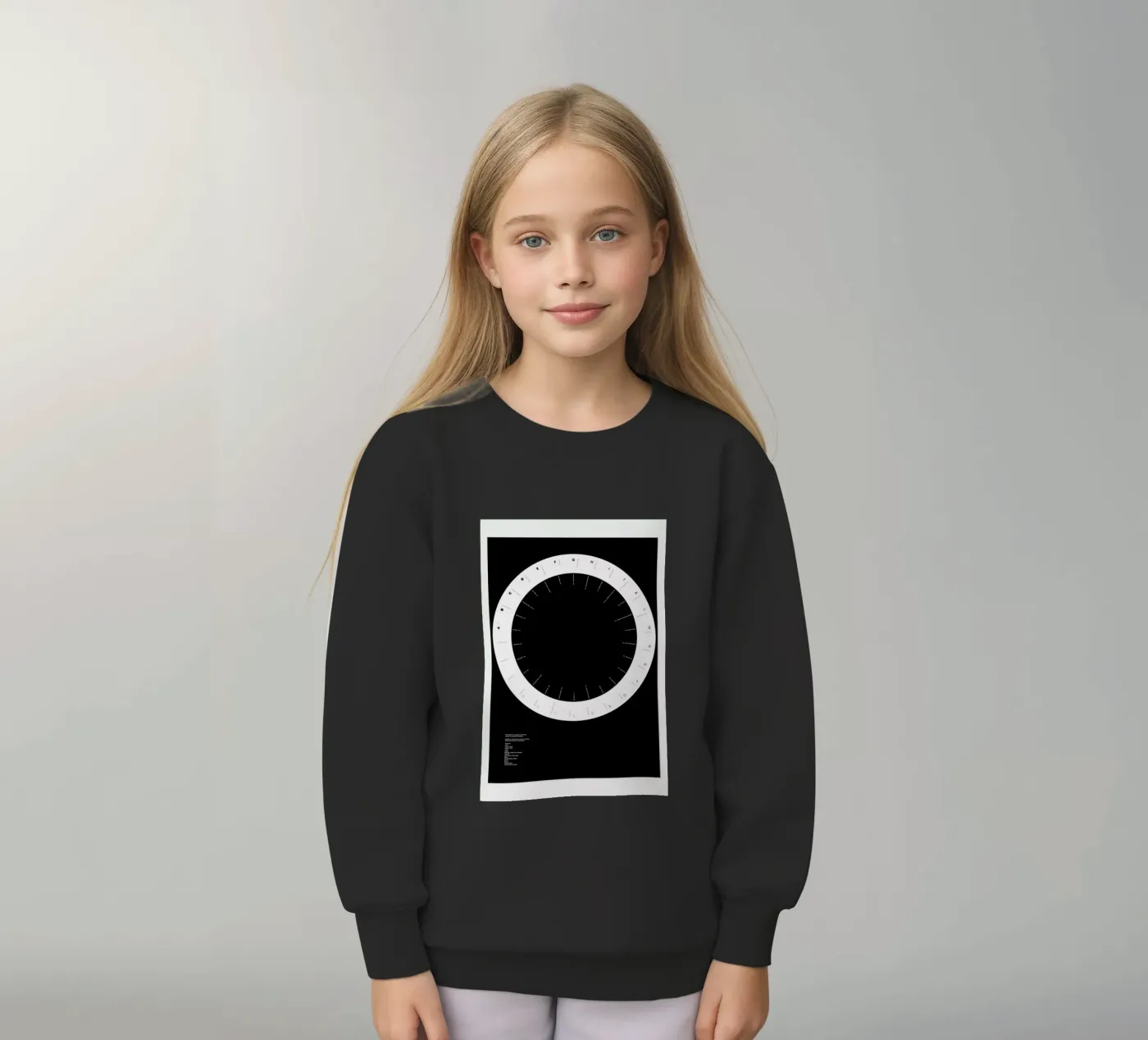 Width Classification Kinder Sweatshirt von Marcin Plonka