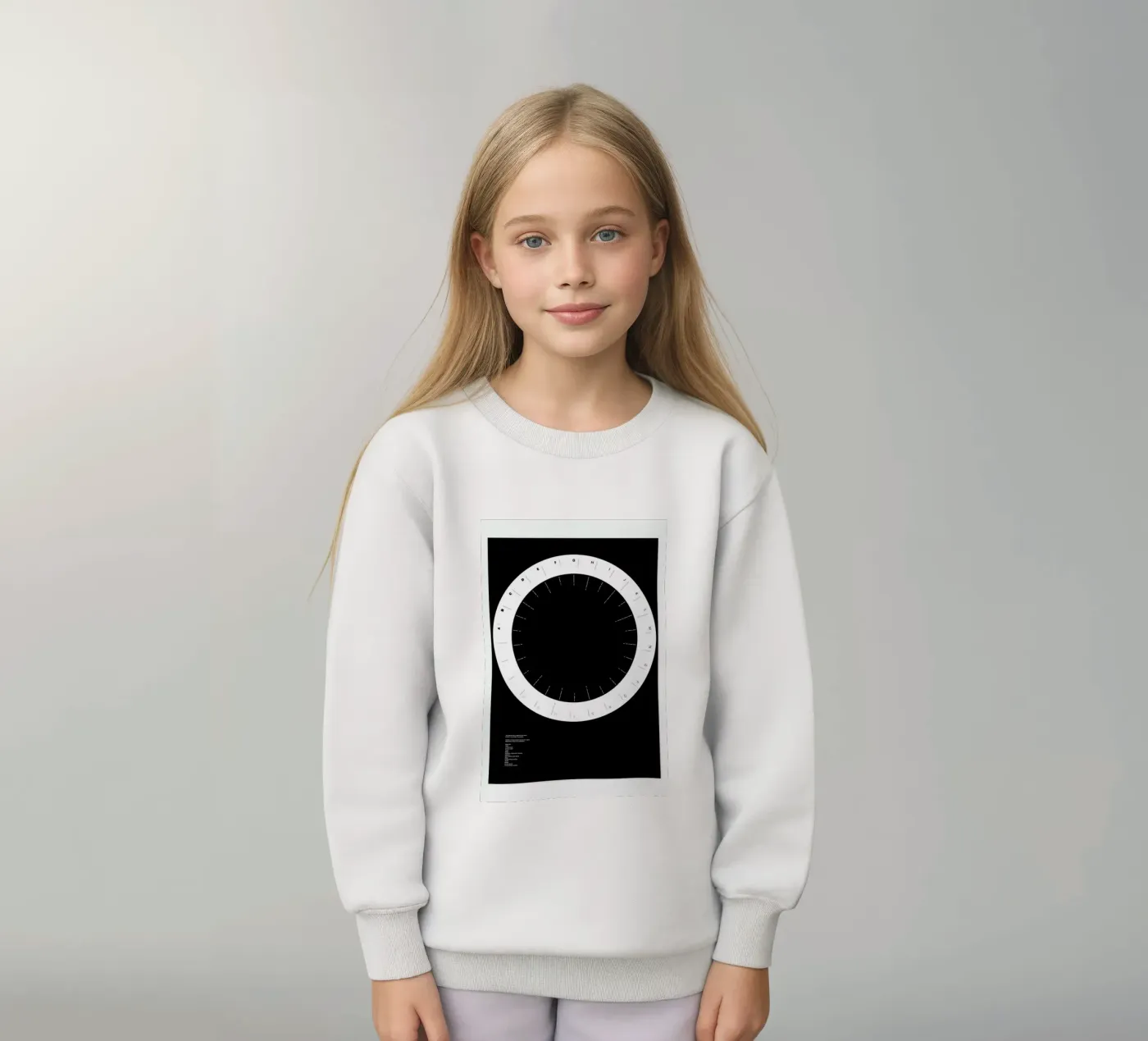 Width Classification kids sweatshirt by Marcin Plonka