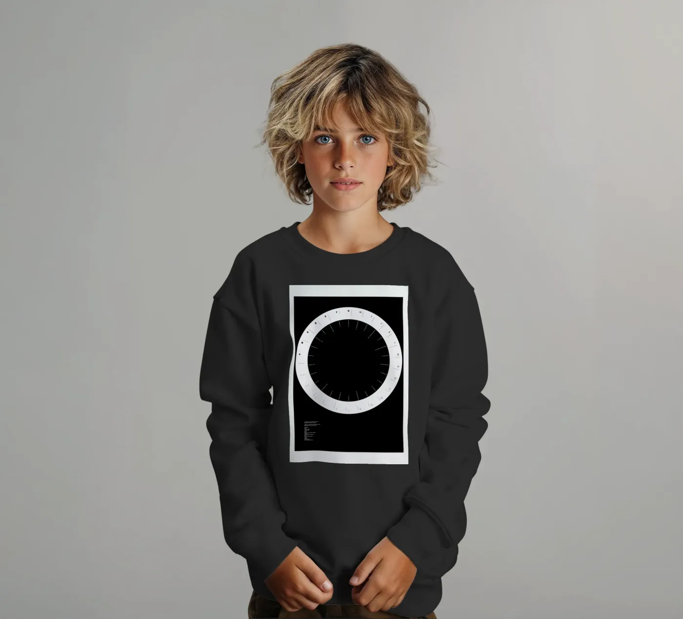 Width Classification Kinder Sweatshirt von Marcin Plonka