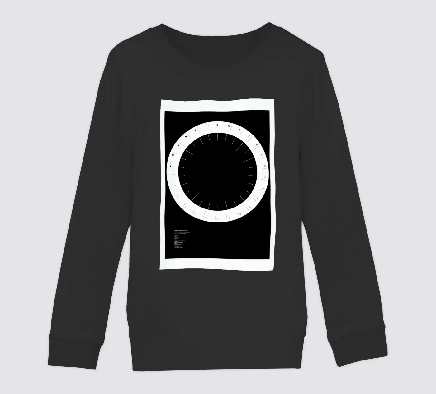 Width Classification Kinder Sweatshirt von Marcin Plonka