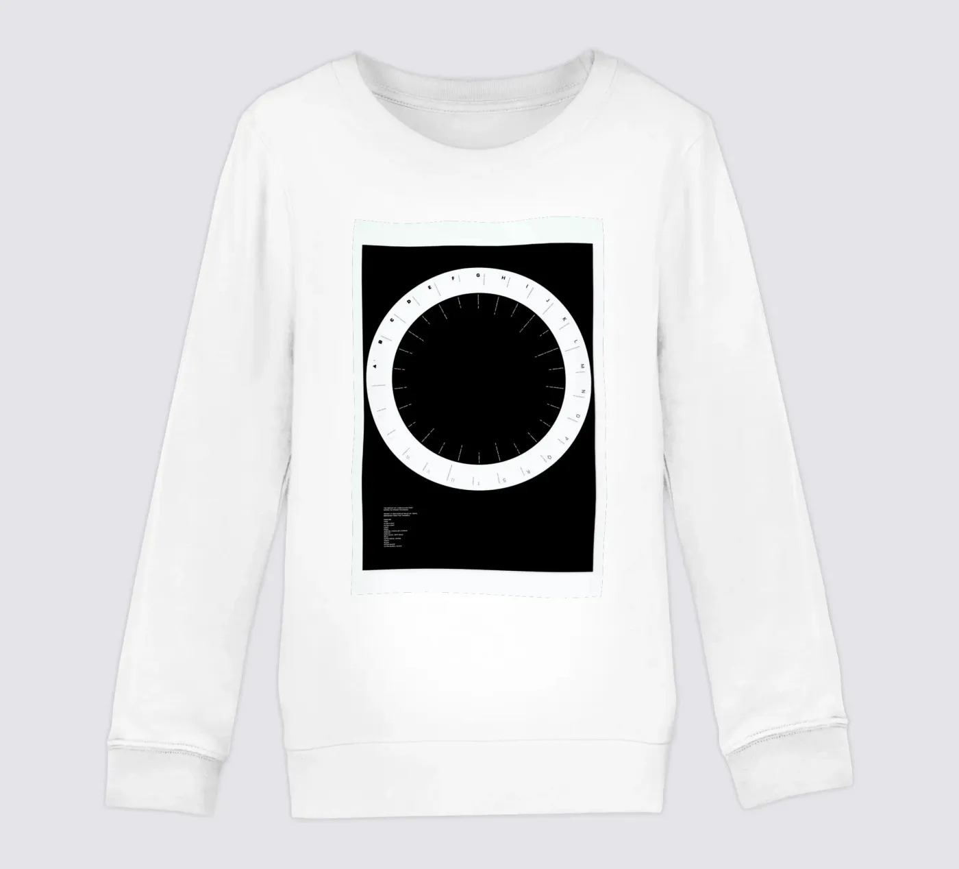 Width Classification Kinder Sweatshirt von Marcin Plonka