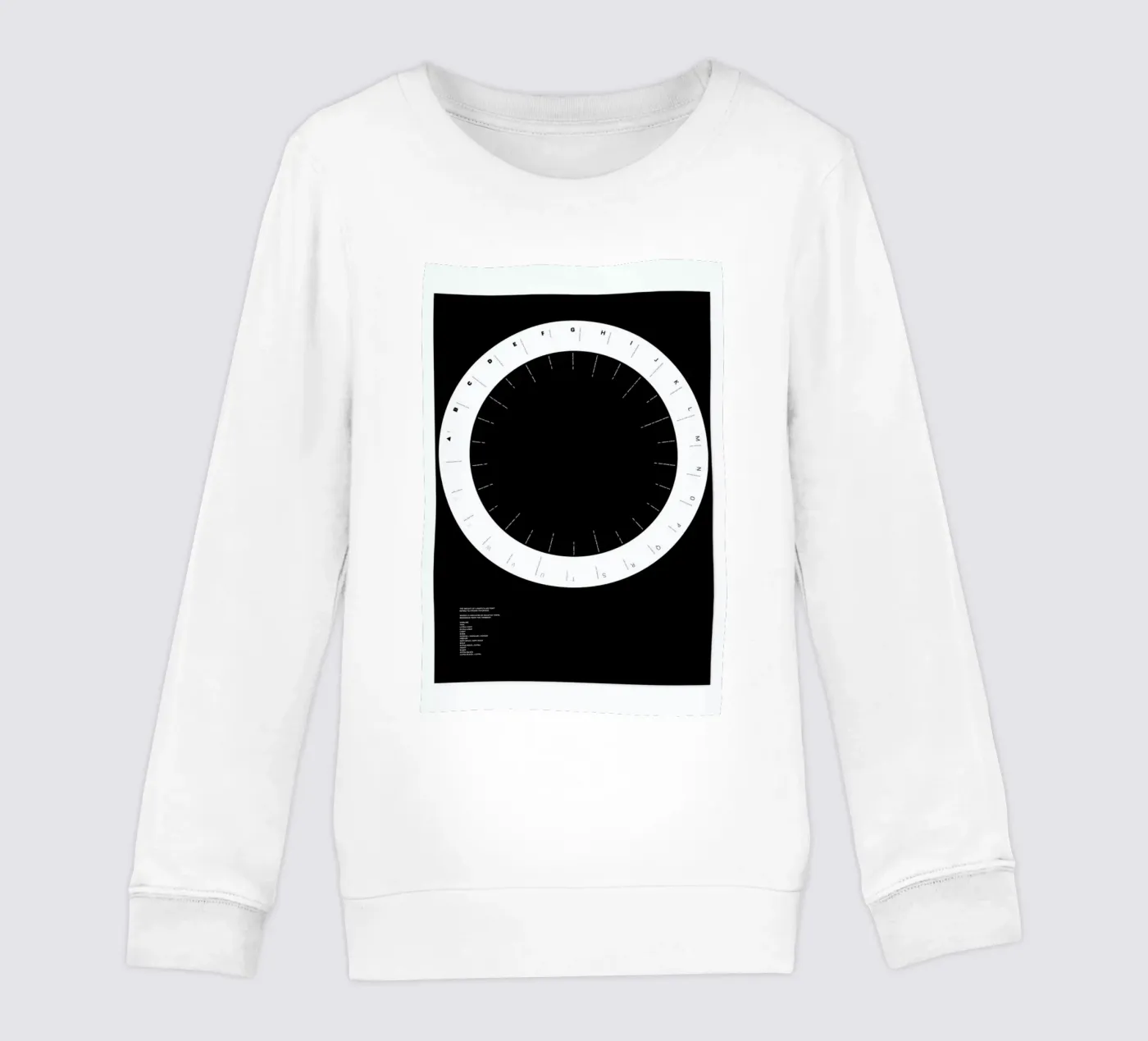 Width Classification kids sweatshirt by Marcin Plonka