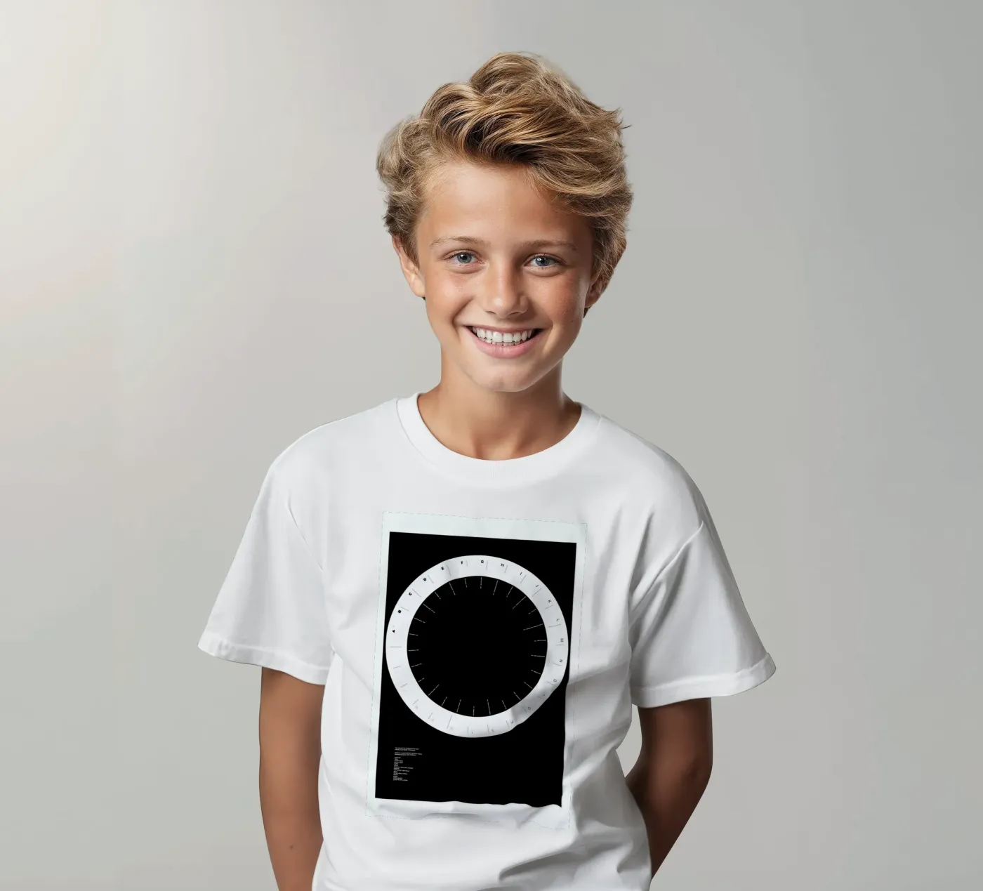 Width Classification Kinder T-Shirt von Marcin Plonka