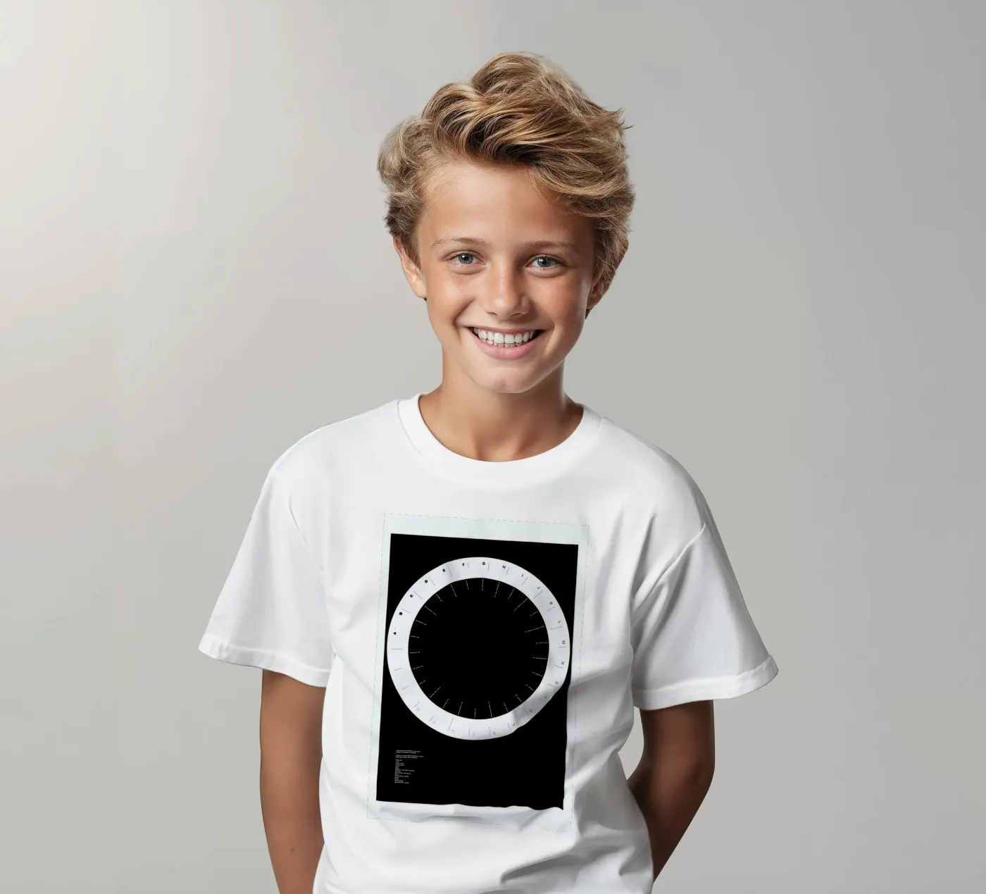 Width Classification Kinder T-Shirt von Marcin Plonka