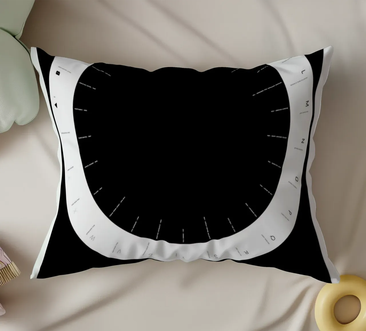 Width Classification decorative cushion by Marcin Plonka