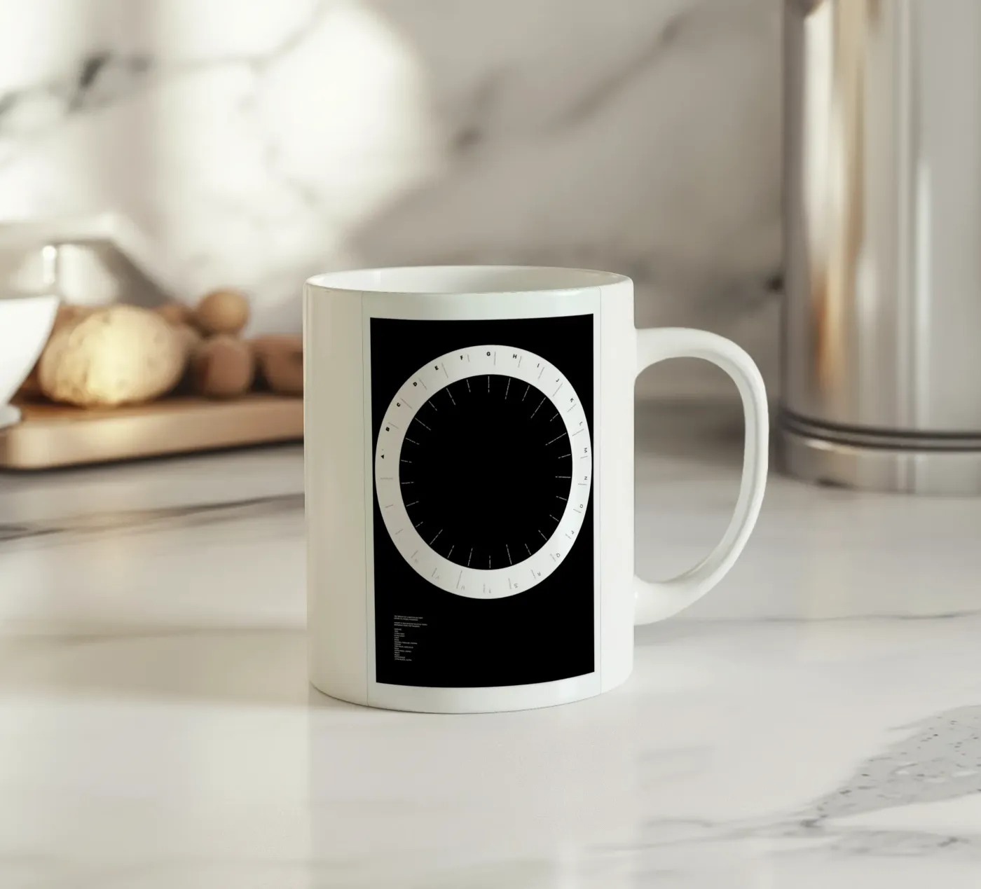 Width Classification ceramic mug by Marcin Plonka