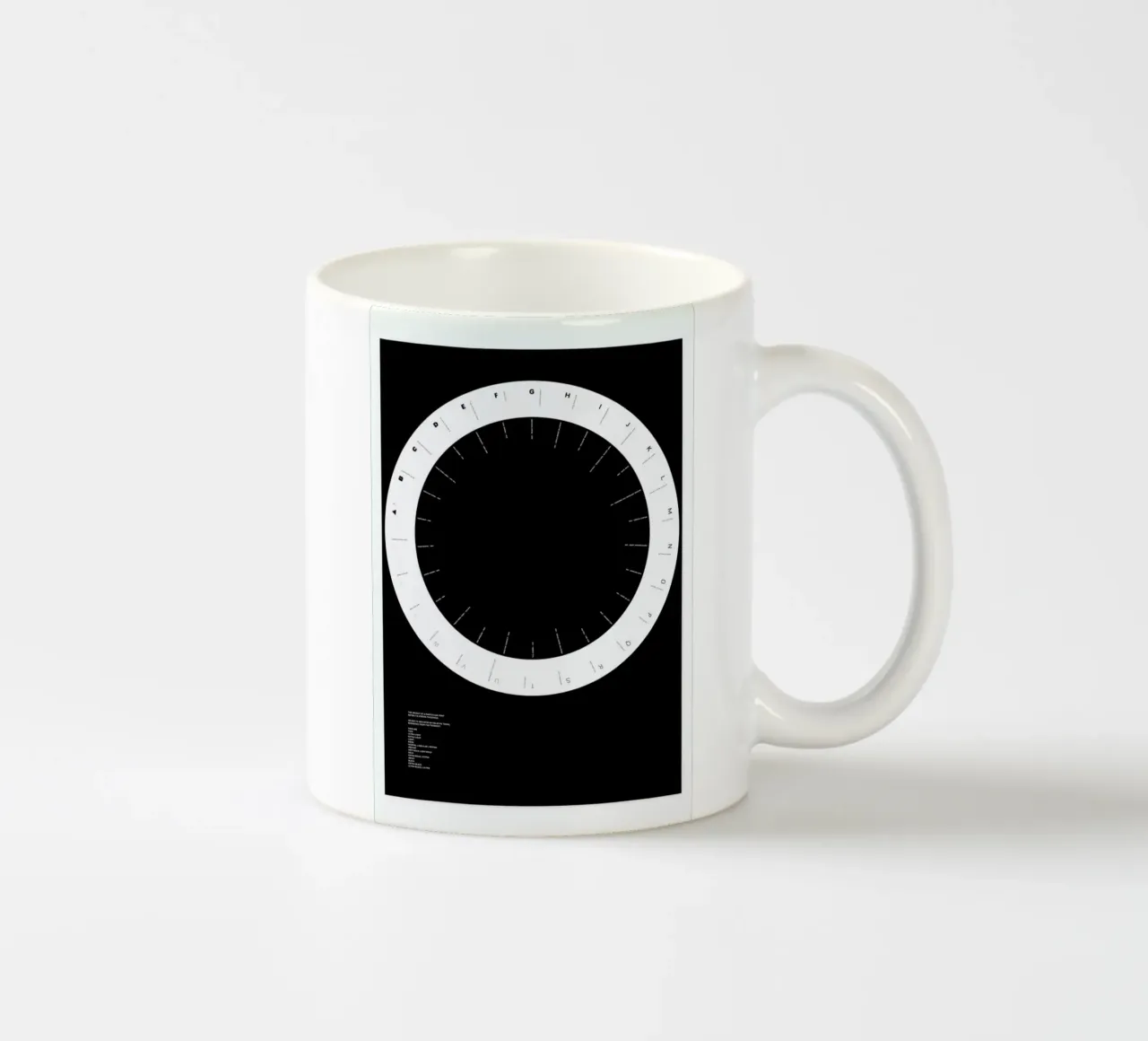 Width Classification mug en céramique de Marcin Plonka
