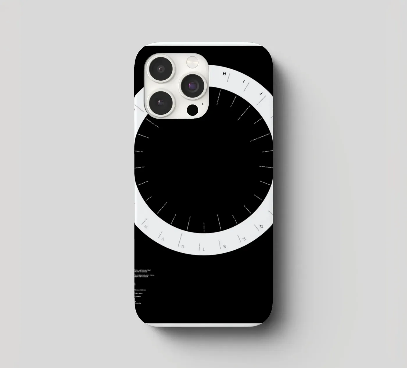 Width Classification iPhone Hülle von Marcin Plonka