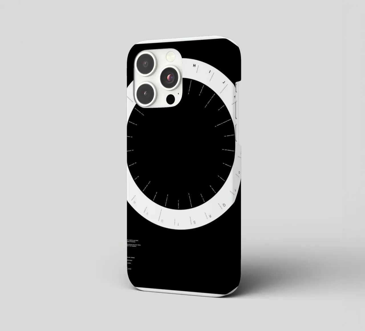 Width Classification iPhone Hülle von Marcin Plonka