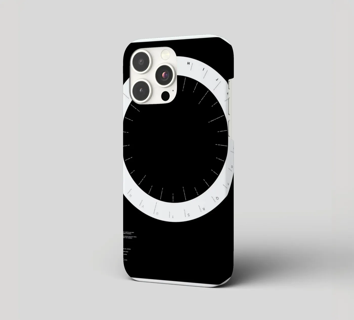 Width Classification iPhone Hülle von Marcin Plonka