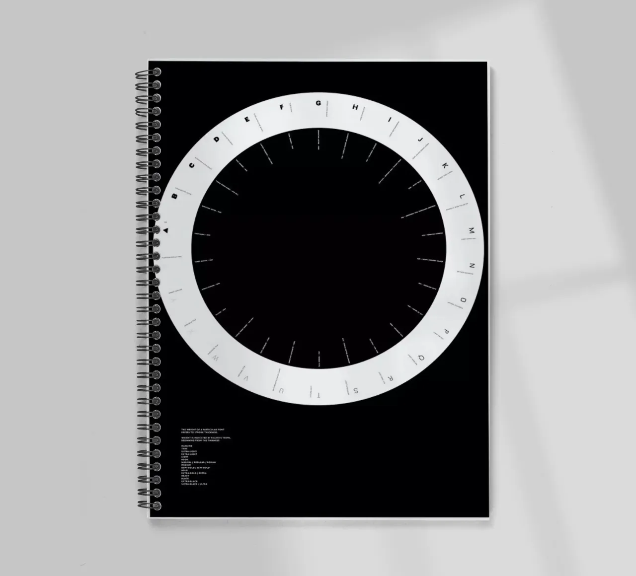 Width Classification spiral notebook by Marcin Plonka