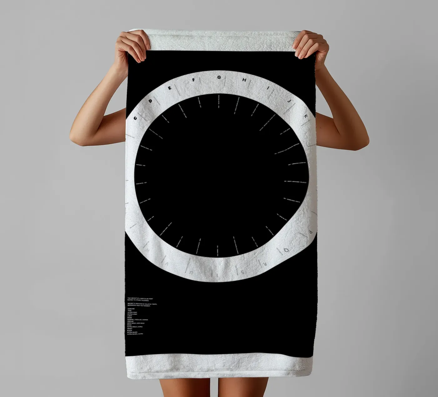 Width Classification Handtuch von Marcin Plonka