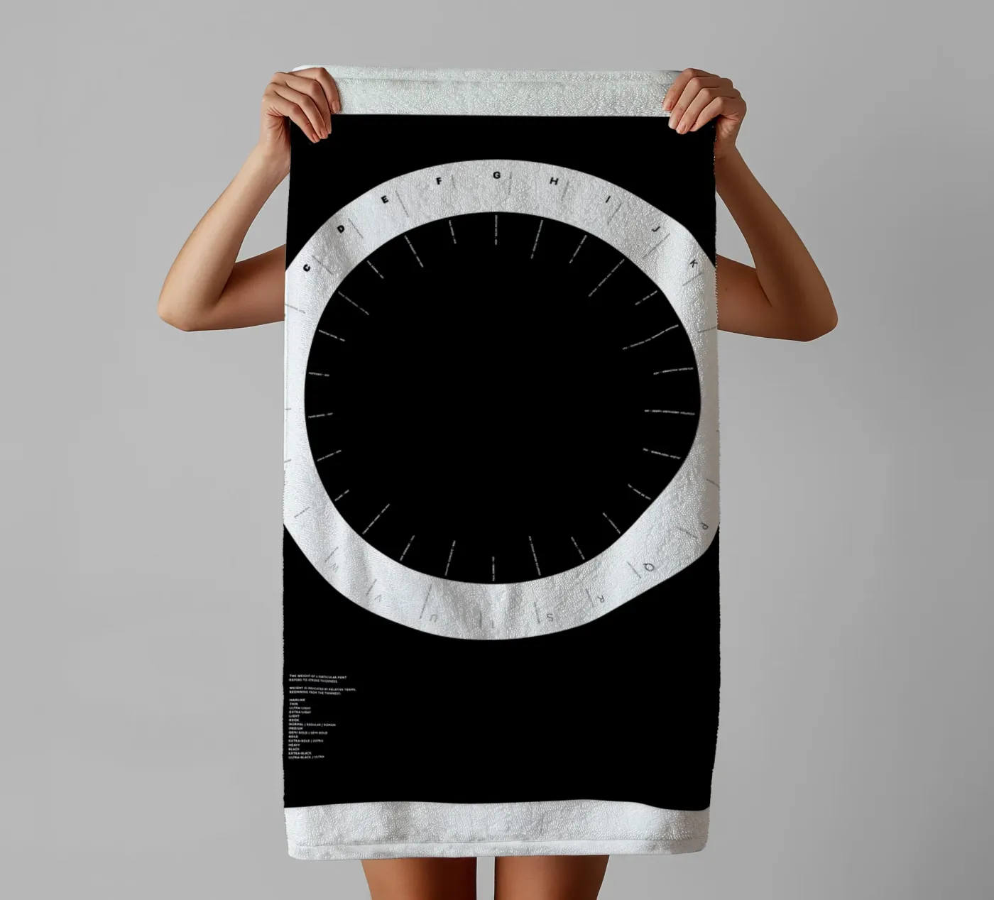 Width Classification badhanddoek van Marcin Plonka