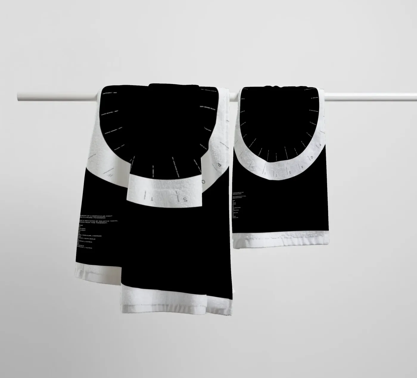 Width Classification asciugamano da bagno da Marcin Plonka