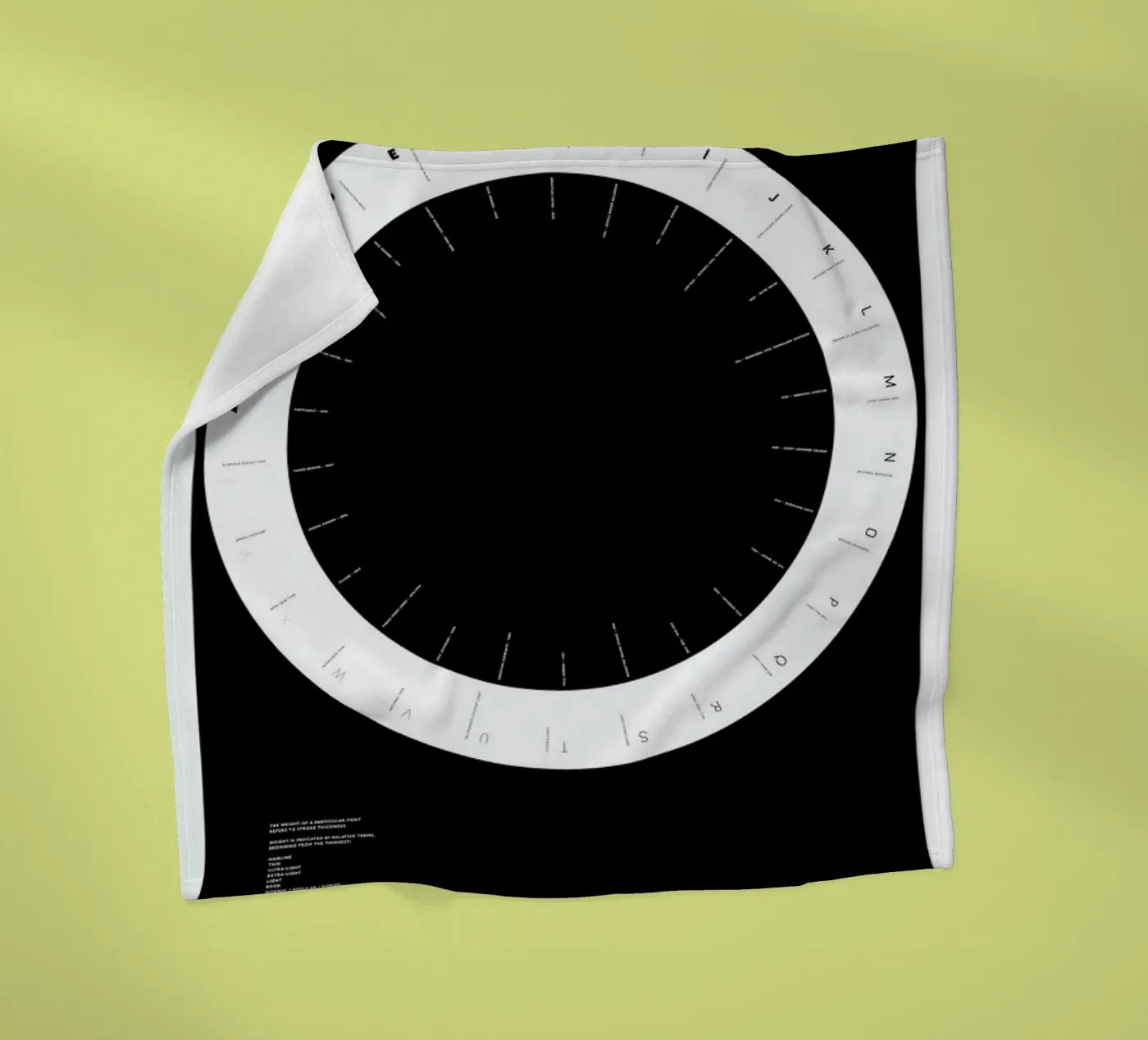 Width Classification Fleecedecke von Marcin Plonka