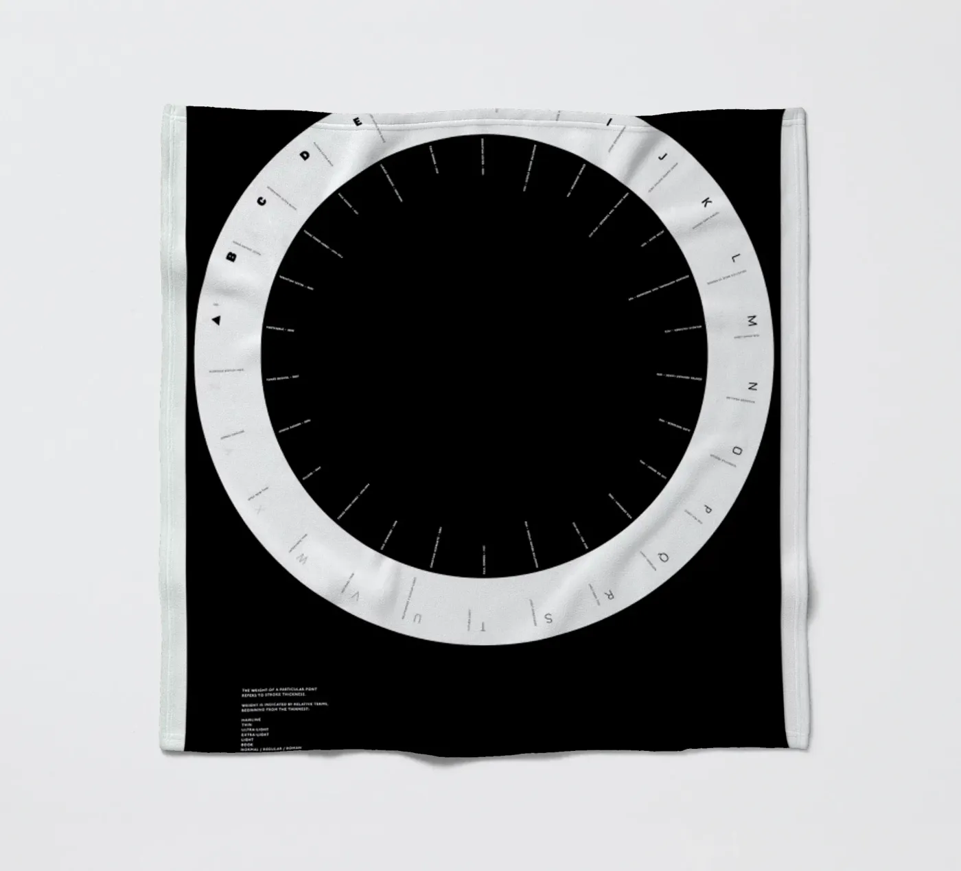 Width Classification Fleecedecke von Marcin Plonka