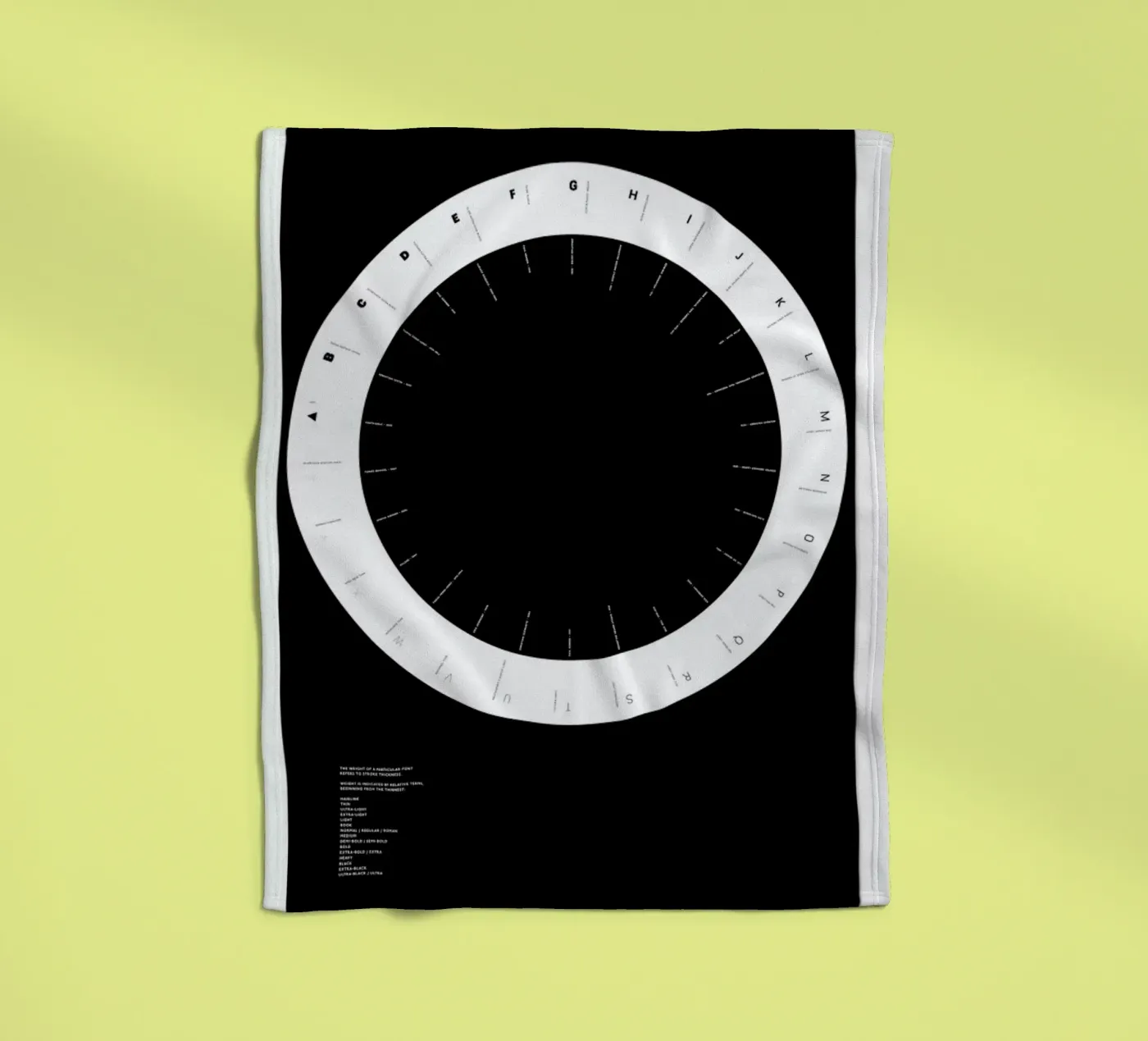 Width Classification Fleecedecke von Marcin Plonka