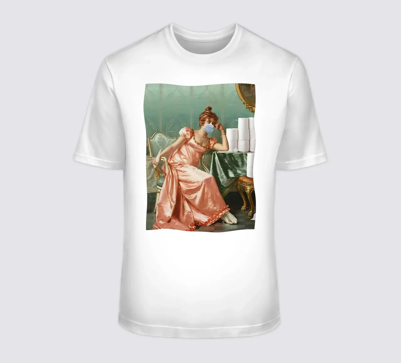 Modern Dilemma - Tissue paper t-shirt da Attaboy Dsgn
