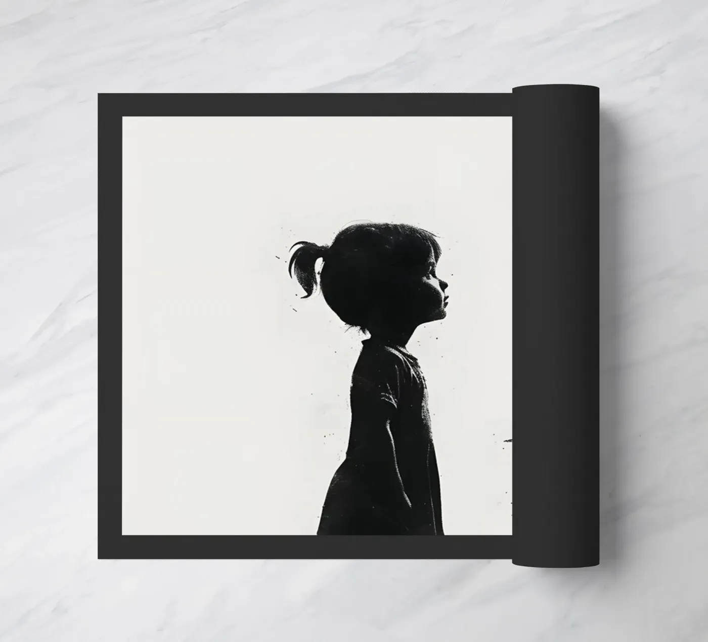 Girl and flower zerbino da M-Ulrich-Digital Art