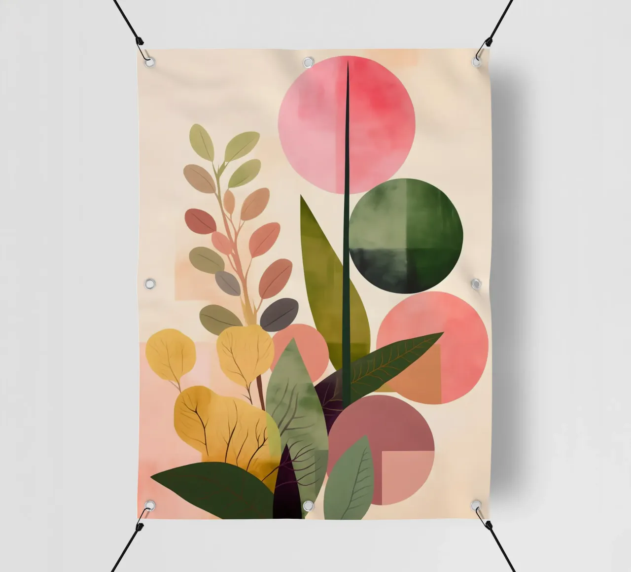 Botanical Abstract telo in pvc da Gypsy Galleria