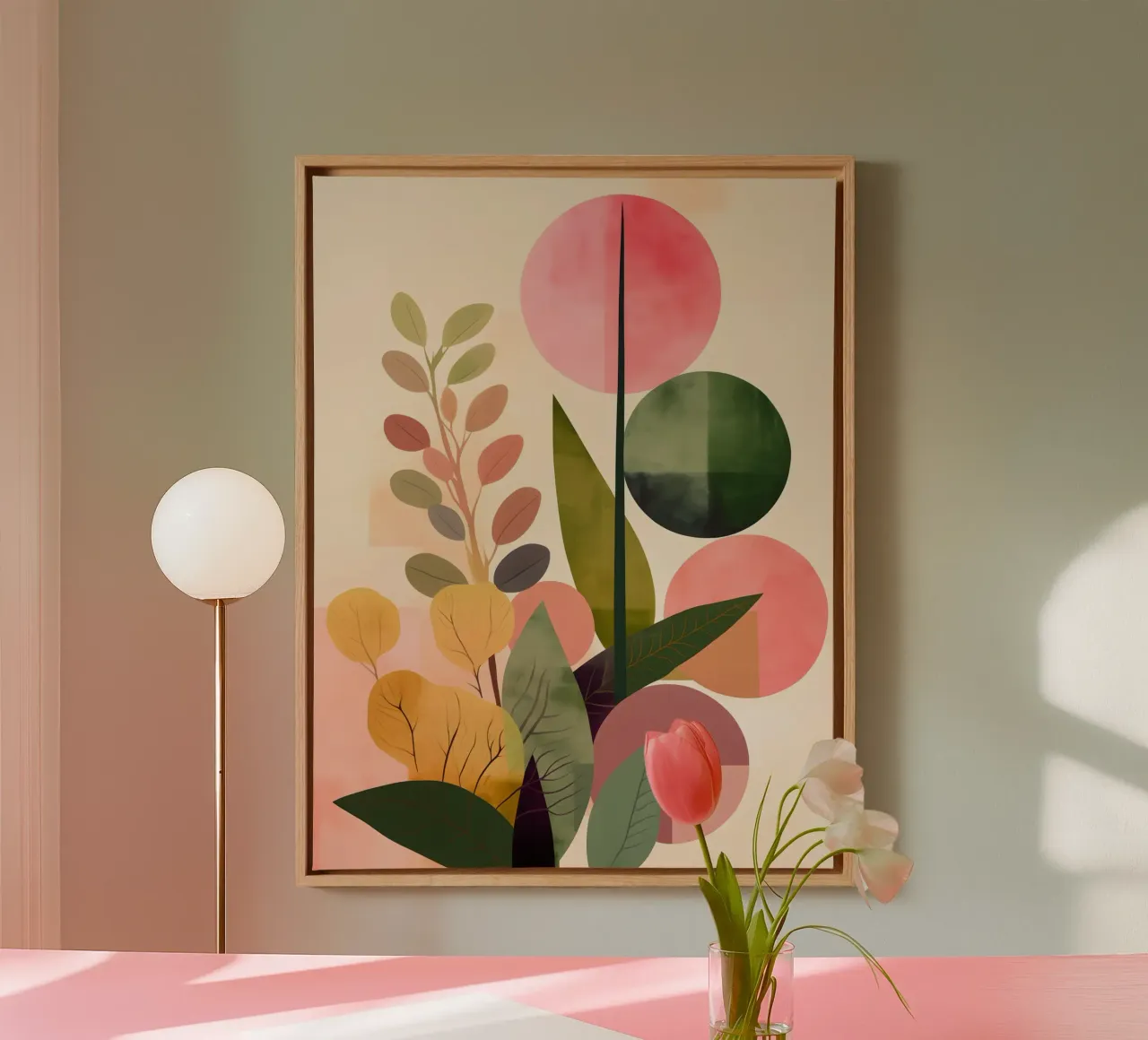 Botanical Abstract tela con Cornice a cassetta da Gypsy Galleria