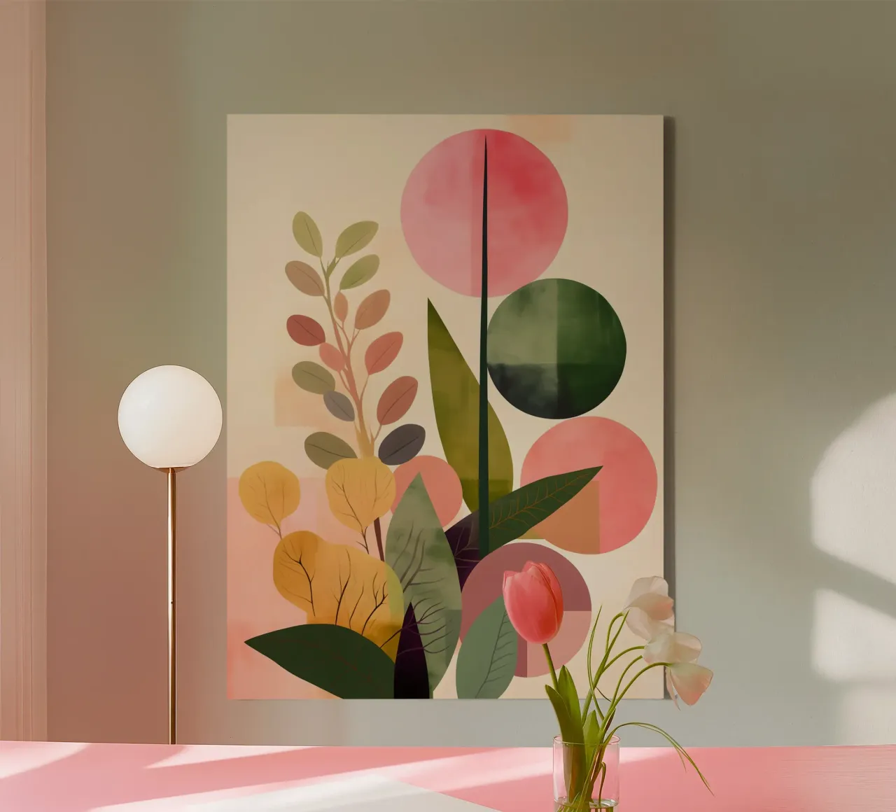 Botanical Abstract tela con Cornice a cassetta da Gypsy Galleria