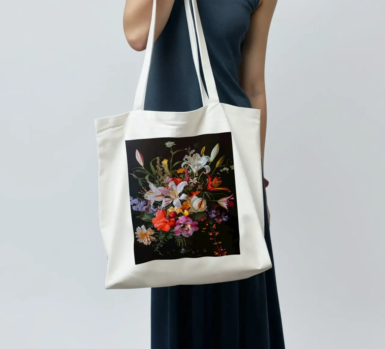 Maximalist Bouquet borsa in juta da Gypsy Galleria
