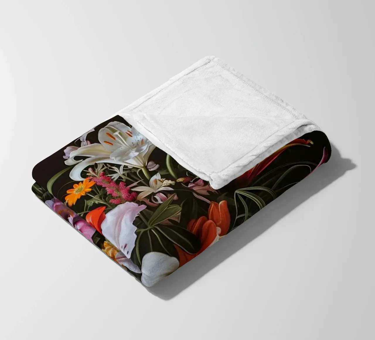 Maximalist Bouquet coperta in pile da Gypsy Galleria