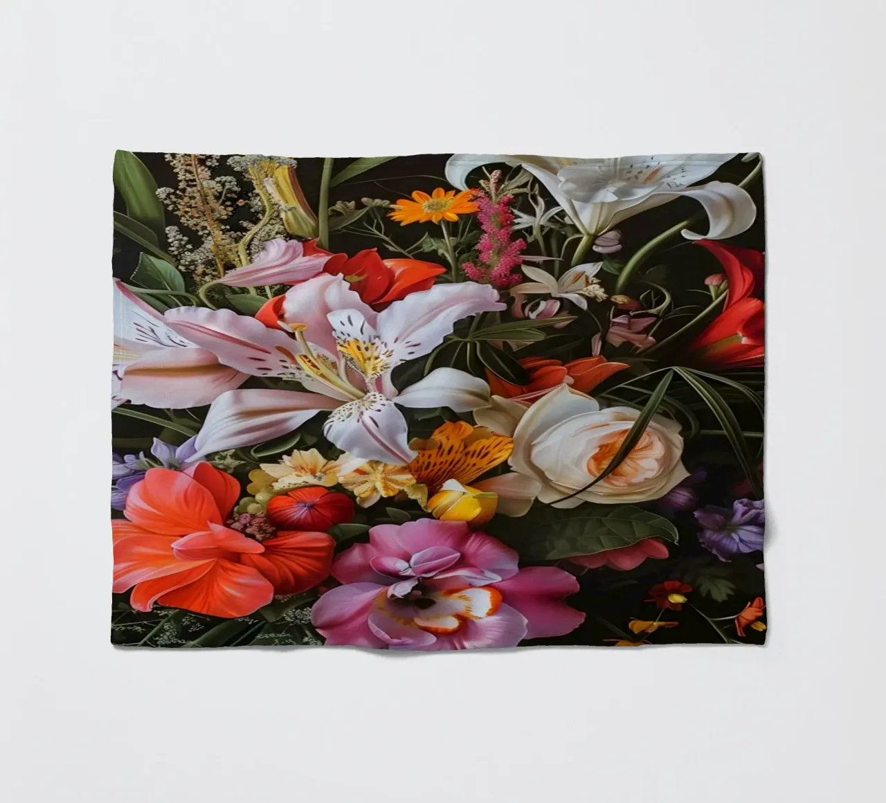 Maximalist Bouquet coperta in pile da Gypsy Galleria