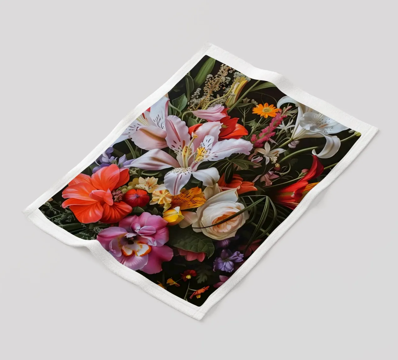Maximalist Bouquet coperta in pile da Gypsy Galleria