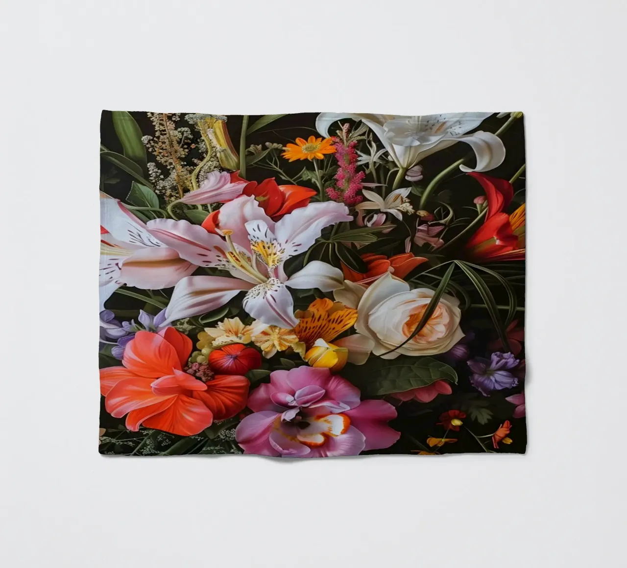 Maximalist Bouquet coperta in pile da Gypsy Galleria
