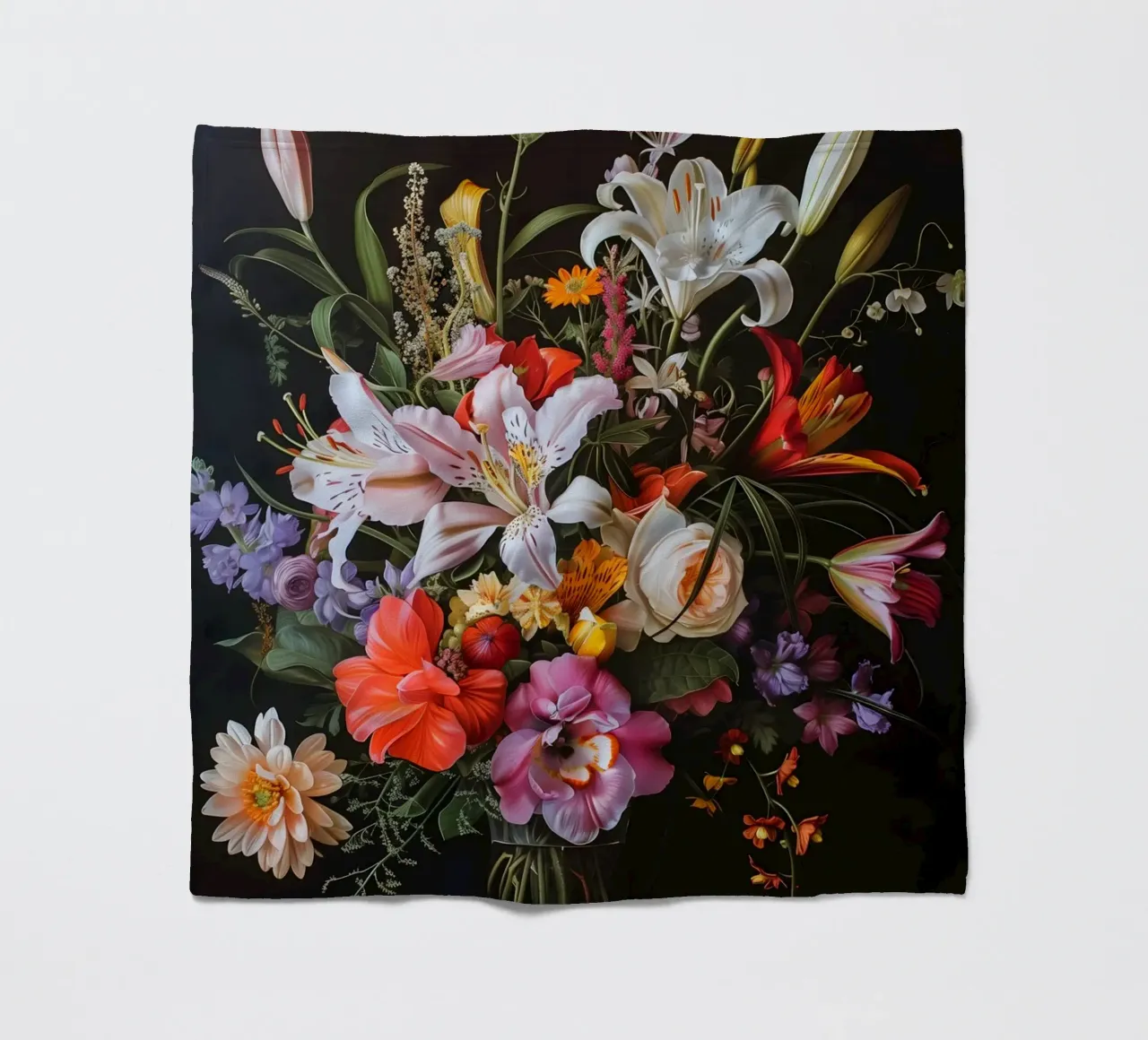 Maximalist Bouquet coperta in pile da Gypsy Galleria