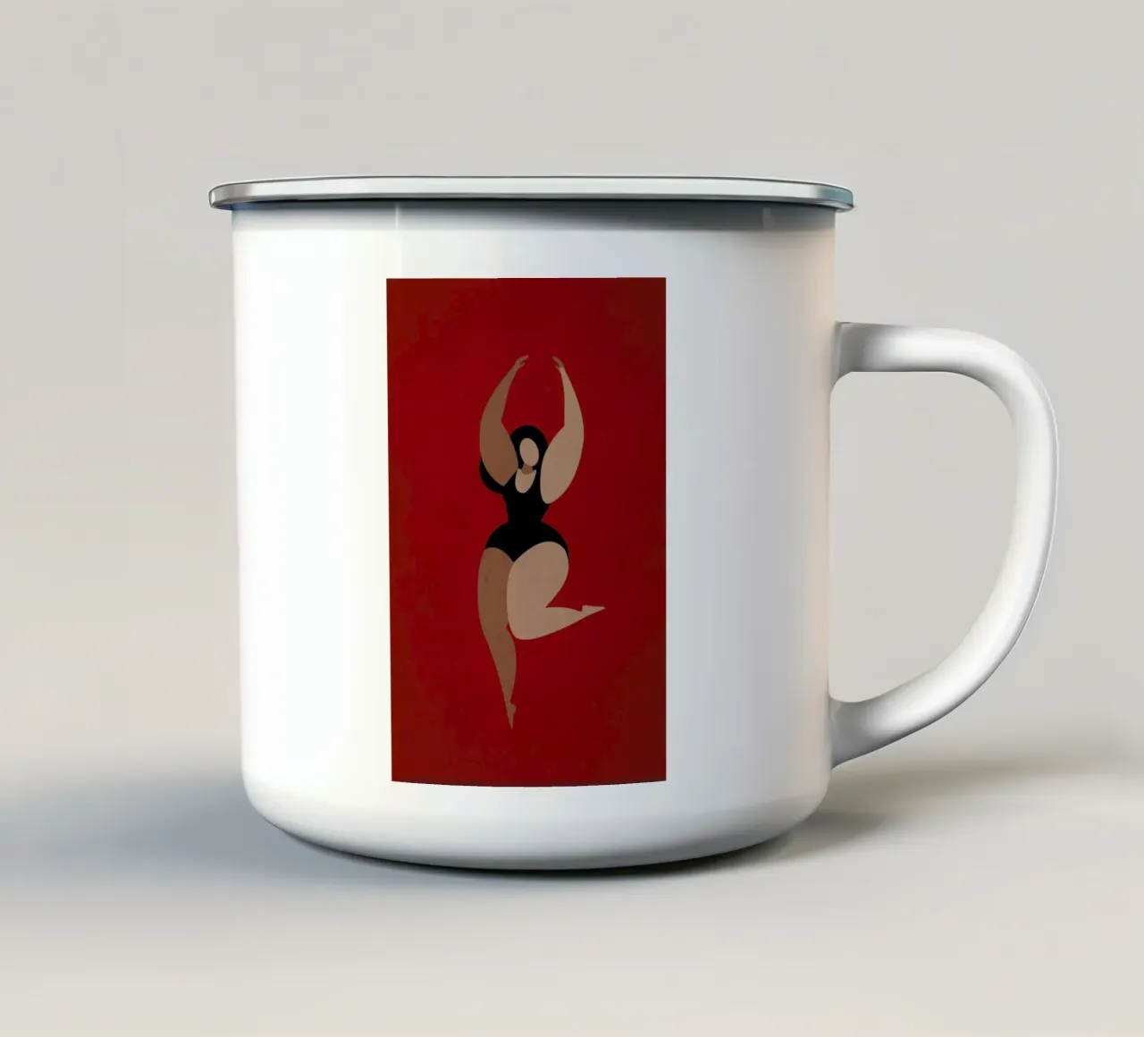 Feelin' Good tazza in smalto da Kubistika