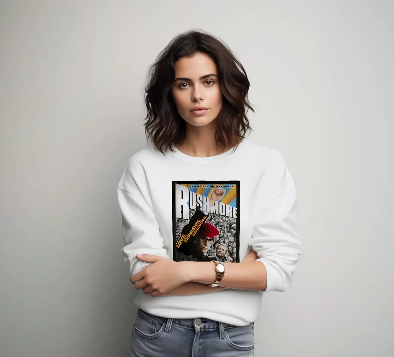 Rushmore sweatshirt by Attaboy Dsgn