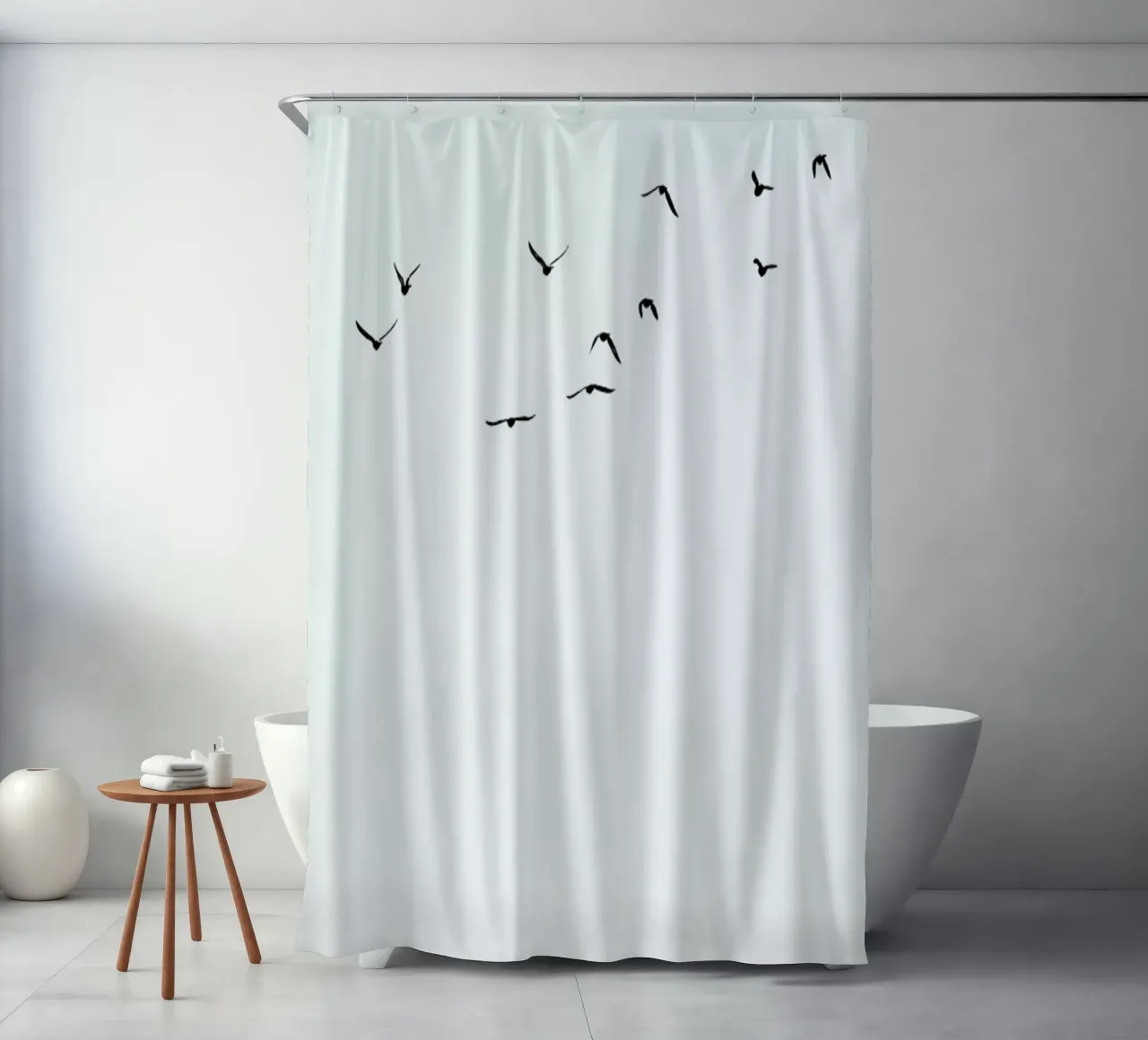 Forever Free shower curtain by Kubistika