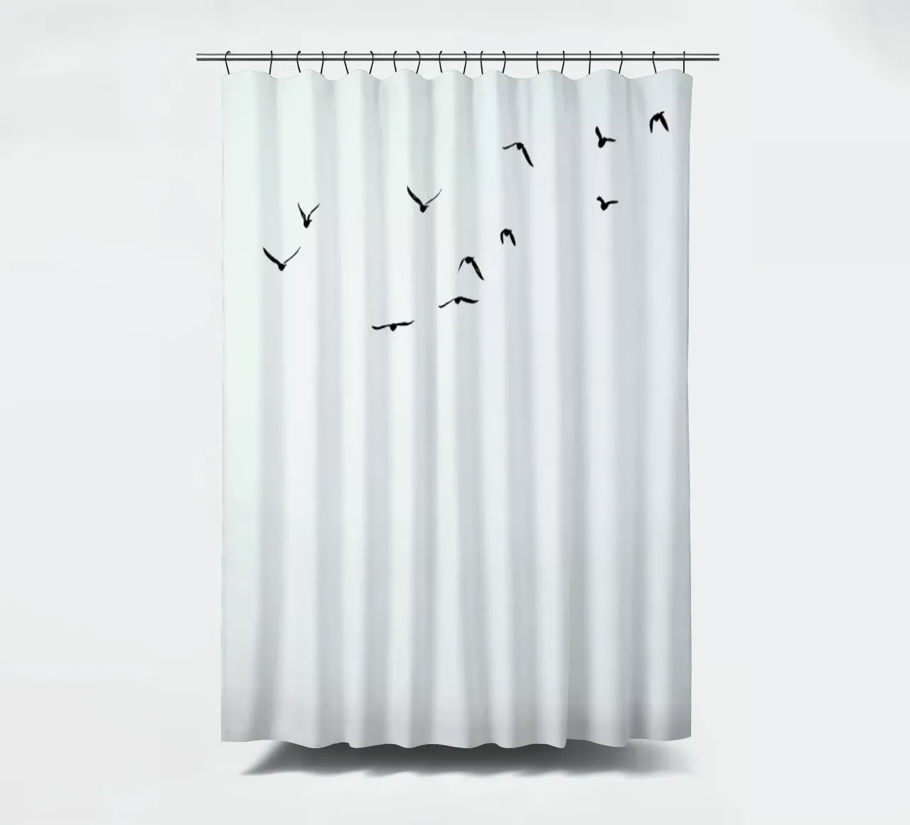 Forever Free shower curtain by Kubistika