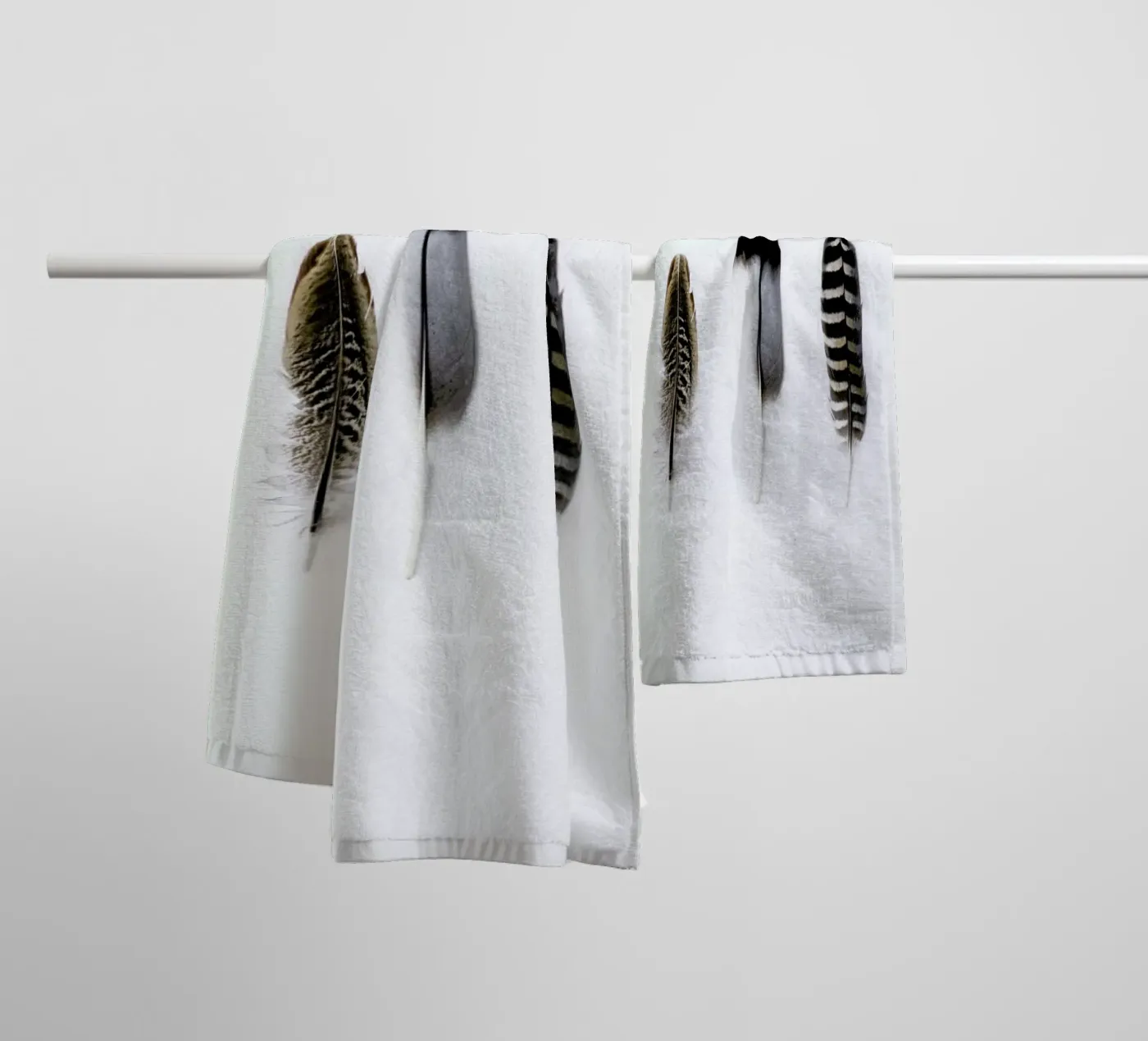 Spirits III towel by Victoria Frost