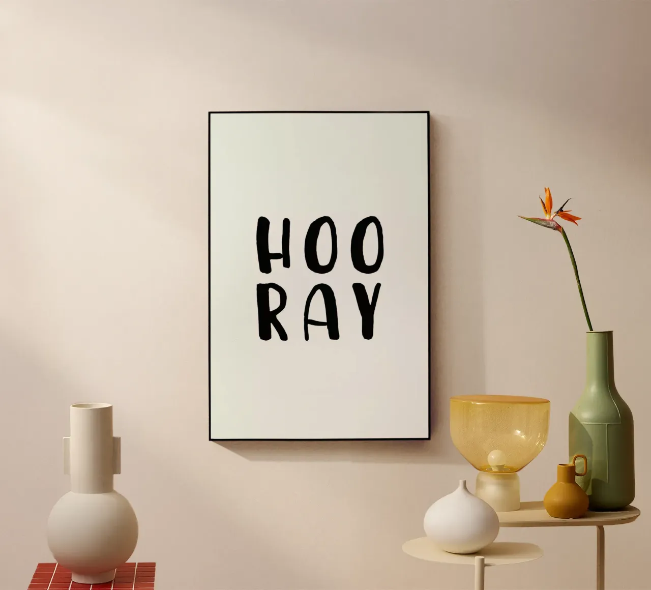 Hooray plexiglass da Little Flourishes