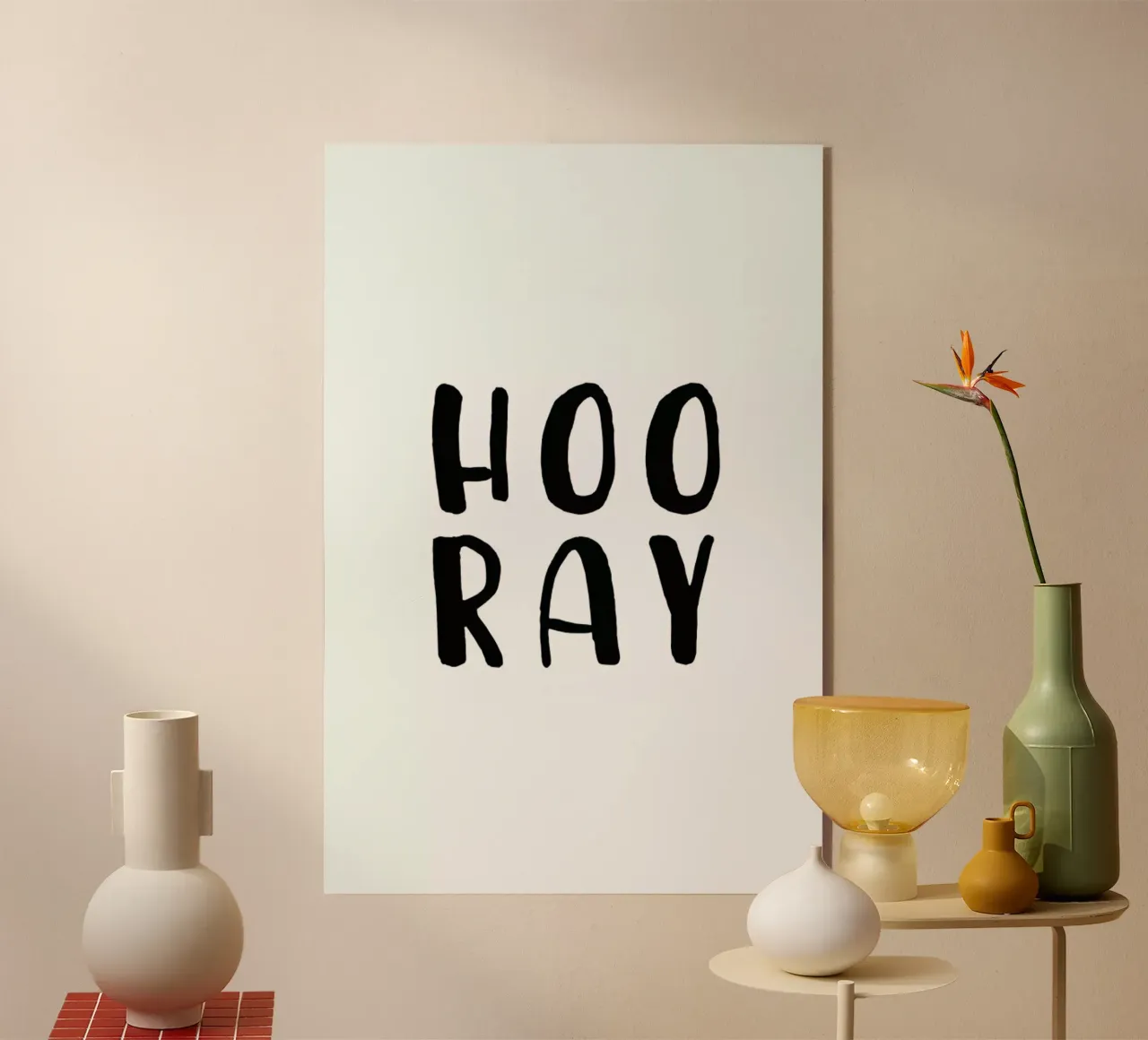 Hooray Acryl-Glas von Little Flourishes