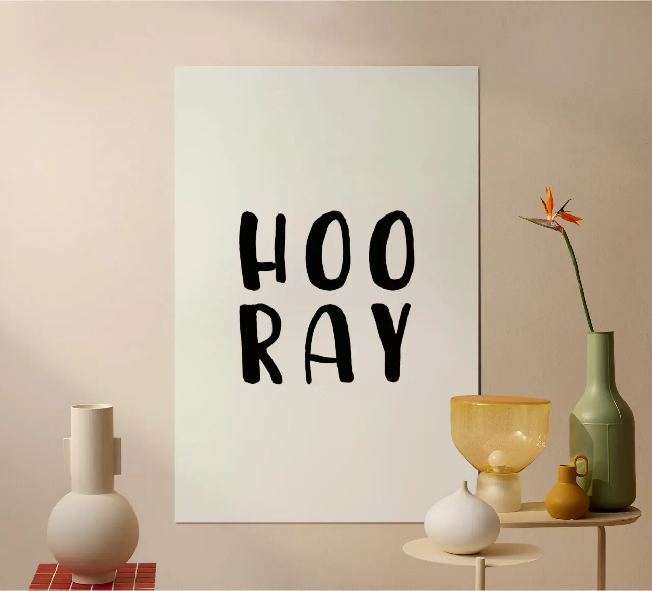 Hooray poster da Little Flourishes