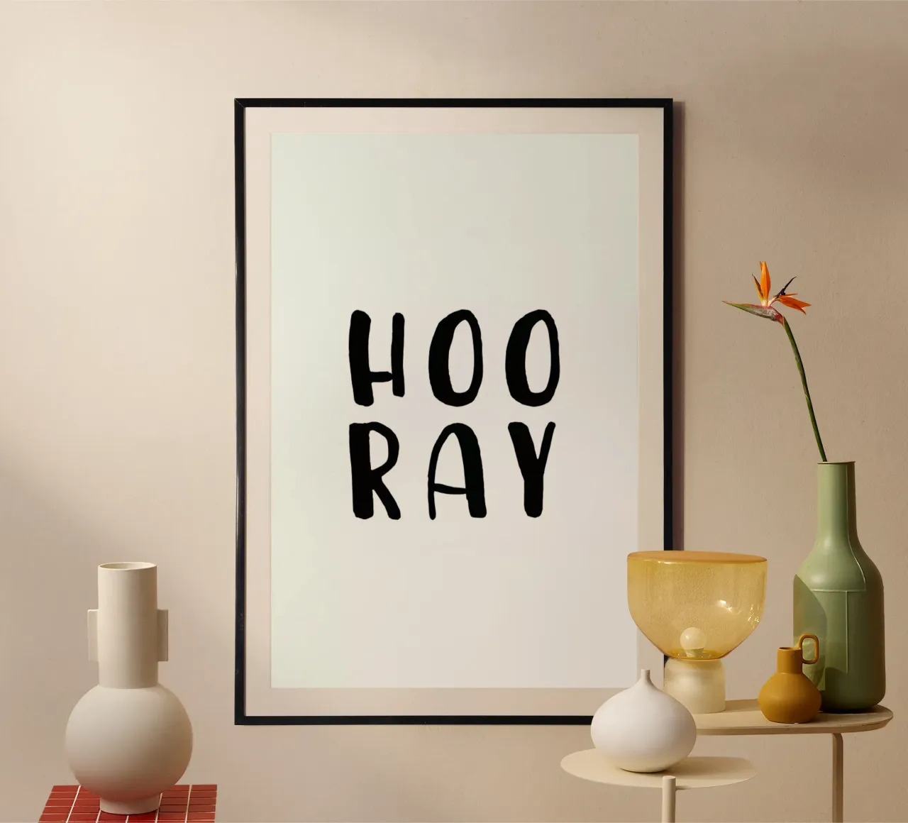 Hooray poster da Little Flourishes