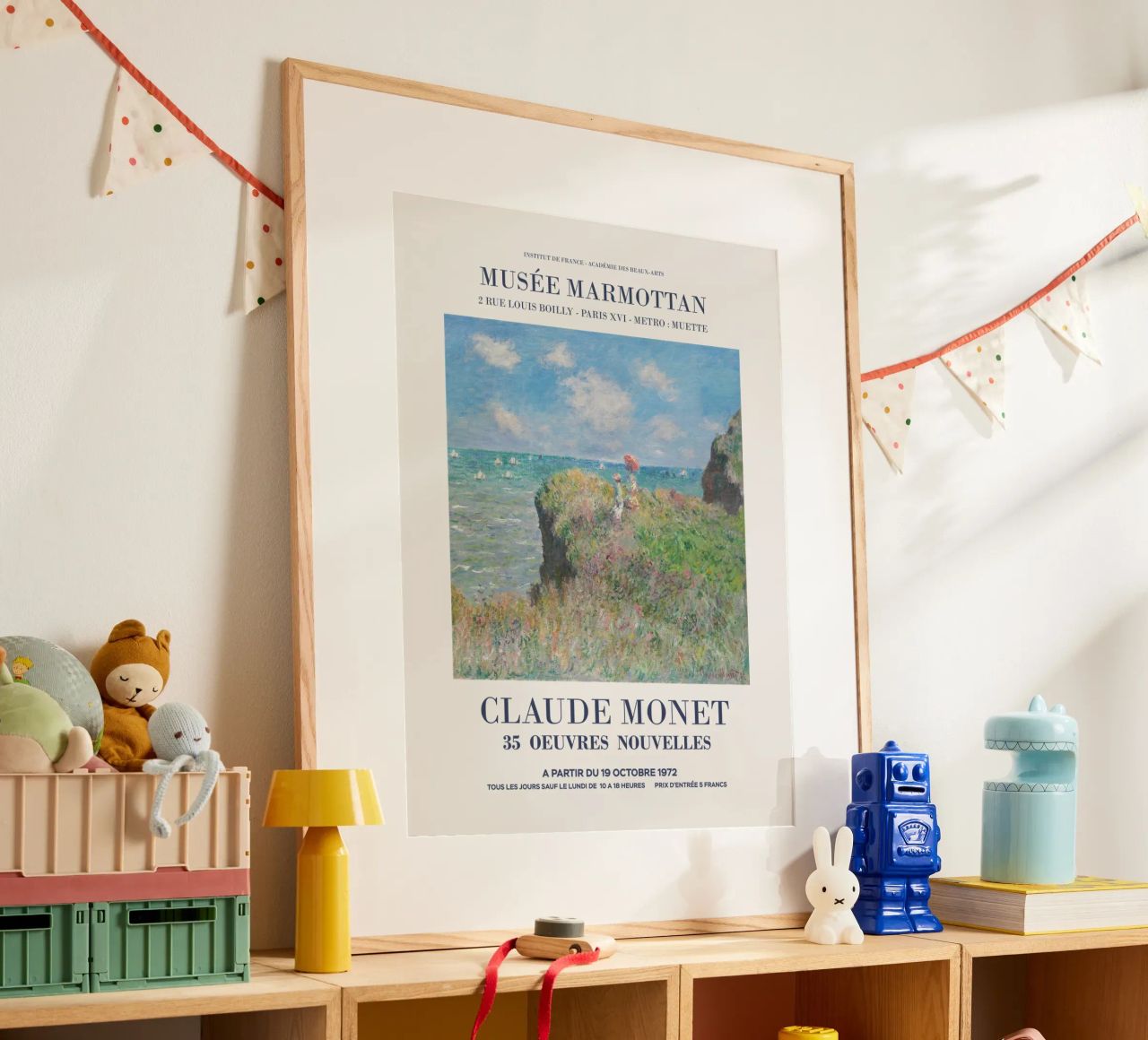 Monet Kunstausstellung Poster von Vintagrafica