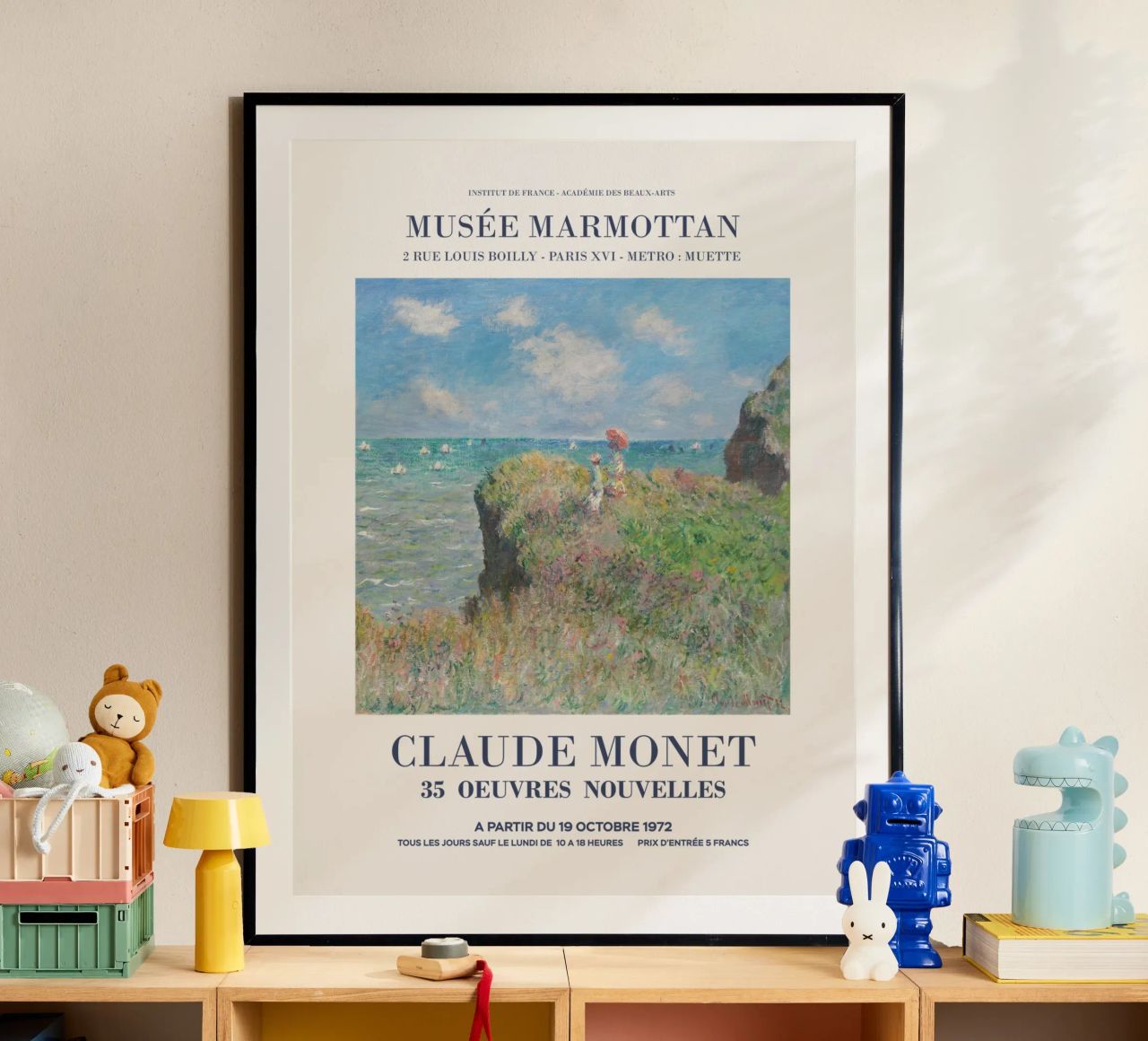 Monet Kunstausstellung Poster von Vintagrafica
