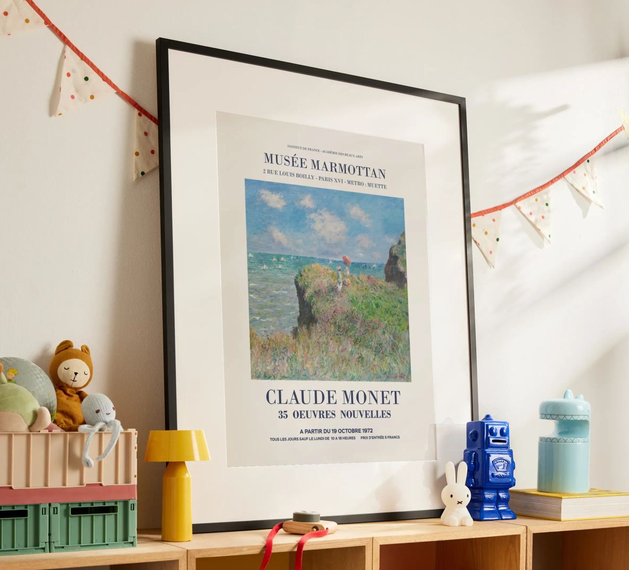Monet Kunstausstellung Poster von Vintagrafica