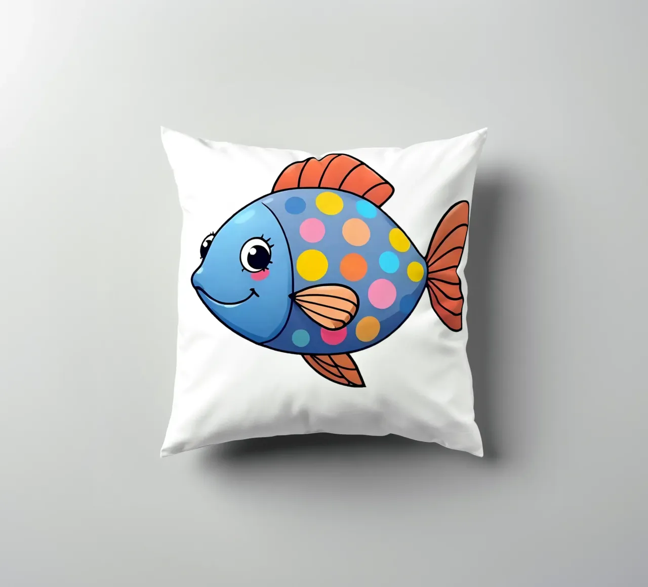 Pesce_3a cuscino da Tierisch bunt by LK