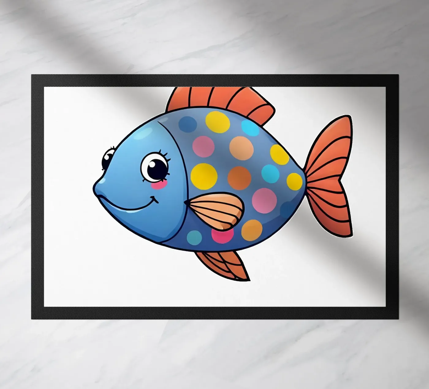 Fish_3a doormat by Tierisch bunt by LK
