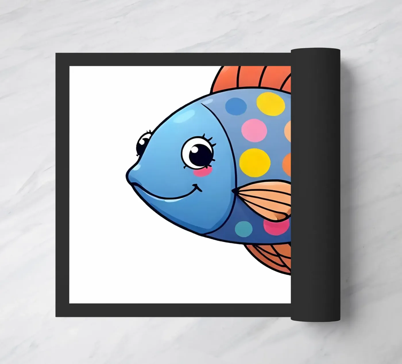 Fish_3a doormat by Tierisch bunt by LK